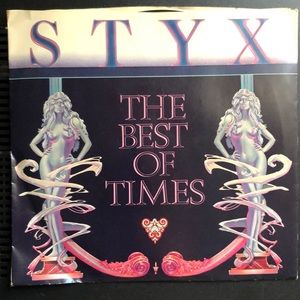 Styx The Best Of Times/Lights Vinyl 45 Record